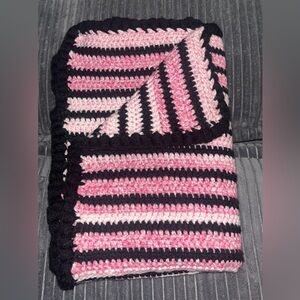 Hand crocheted baby blanketed